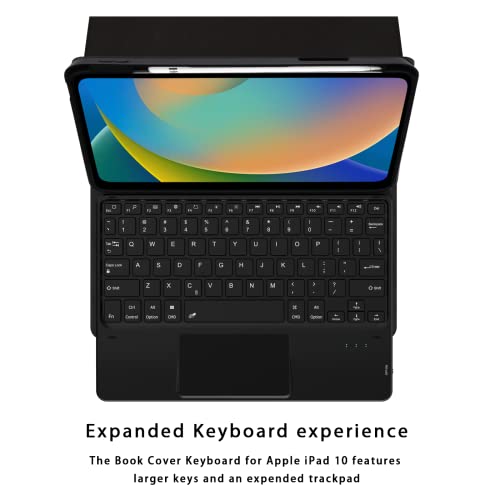Heapao Touch Case With Keyboard For Ipad 10Th Generation (10.9", 2022) - Multi-Touch Trackpad - Detachable Wireless Tablet Keyboard Case With Pencil Holder For Ipad 10Th Gen 10.9 Inch 2022 #TOP3