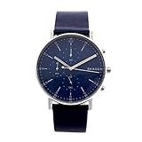 SKAGEN スカーゲン SKW6463 SIGNATUR シグネチャー クロノグラフ レザー 腕時計 メンズ [並行輸入品]