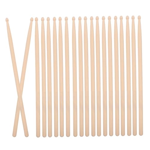 12 pares de baquetas para batería, kit de baquetas de arce con mango ergonómico para práctica y actuación miniatura 1