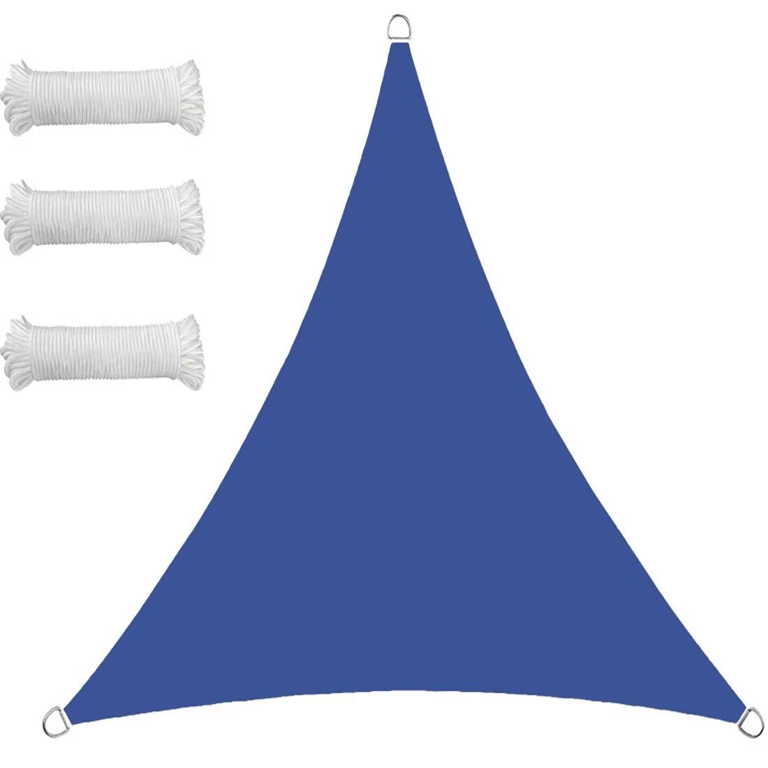 Voile d'ombrage bleu roi pour créer un havre de paix ombragé