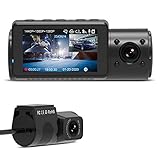 max giermann klaus kinski 【Einzigartige 3 Lens Autokamera】Vantrue N4 KFZ Kamera verfügt über fortschrittliche Chip und Sony STARVIS CMOS Sensor, der ausreicht, um simultane Aufnahmen mit Auflösung bis zu 1440P+1080P+1080P in den drei Richtungen der Vorder-, Rückseite und Fahrzeugs zu unterstützen. 155° F1.4 Front- und 160° F1.8 Rückkamera können alle Details der Straße erfassen. Die Innenkamera mit 165° F2.0 vergrößert jedes Detail im Auto. 3 Kameras bieten einen Panoramablick, machen Sie keine Sorgen.