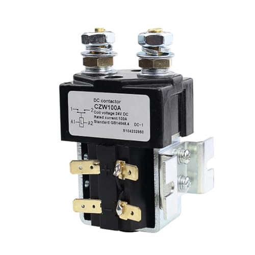 Contactor de CC CZW100A de 12V y 100A con 1 NA para carretillas elevadoras