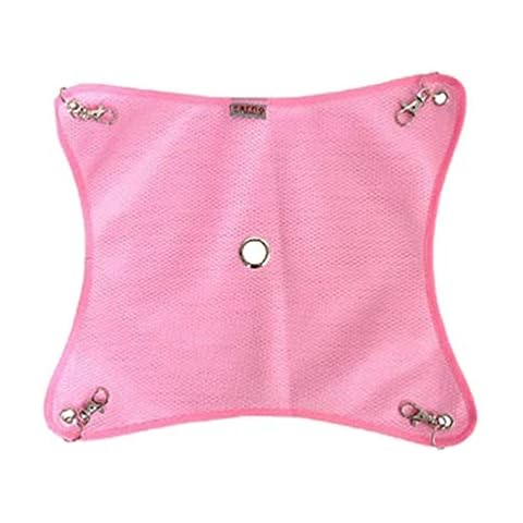 qingsb Small Pet Breathable Hammock - Pink M Cover