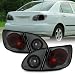 For 2003-2008 Toyota Corolla Smoked Altezza Tail Lights Rear Brake Lamp w/Trunk Piece 4Pcs