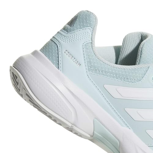Image of adidas Womens Courtjam Control 3 Tennis Sneakers Shoes - White