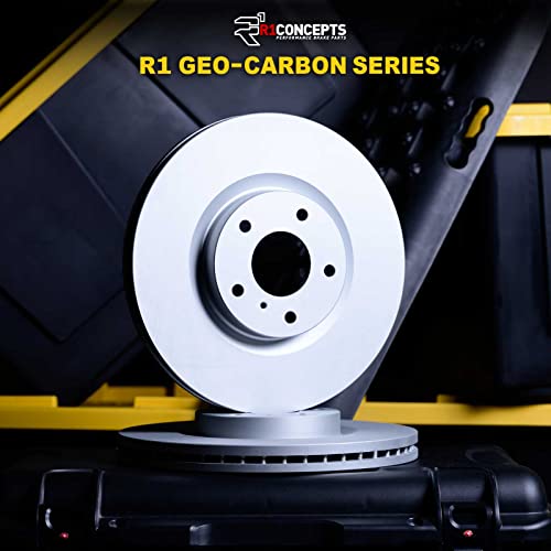 Image of R1 Concepts Brake Rotors fits 1997-2005 Buick Century, Chevrolet Venture; 1997-2004 Buick Regal, Oldsmobile Silhouette; 1998-2005 Buick LeSabre| GEO-Carbon Blank Brake Rotor Set: 11.0 inch Front