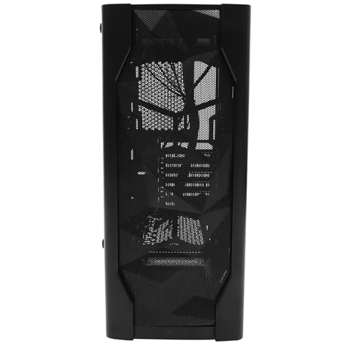 Gabinete Homoyoyo Gaming para Computadora ATX con Panel Lateral de Vidrio Templado y Enfriamiento Líquido, Color Negro miniatura 1