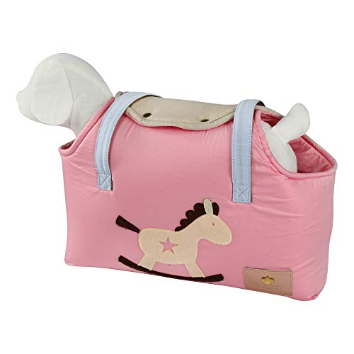 Bolsa Tour Carrossel Bonito para Cães, Tamanho U, Rosa Claro