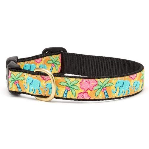 Up Country Ele-C-L Elephants Collar L Wide (Anchura 1) Collar para Perro