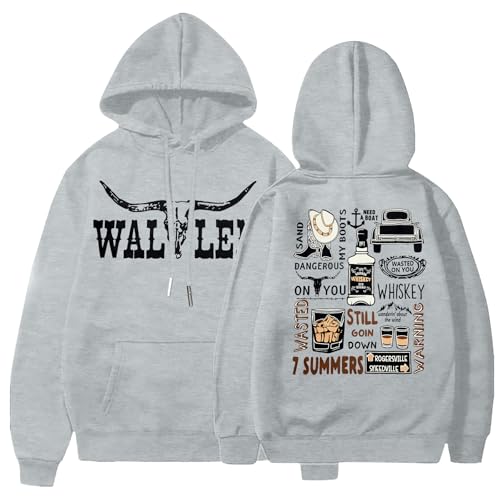 BANGELY Western Hoodie Women Rodeo Cow Skull Graphic Shirt Country Concert Vintage Sweatshirt Cowboy Long Sleeve Pullover