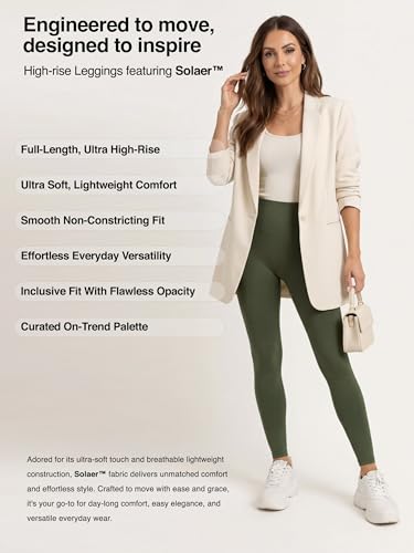 Image of Conceited High Waisted Ultra Soft Leggings for Women - Full Length, Capri Length and Biker Shorts - Available in Plus Size