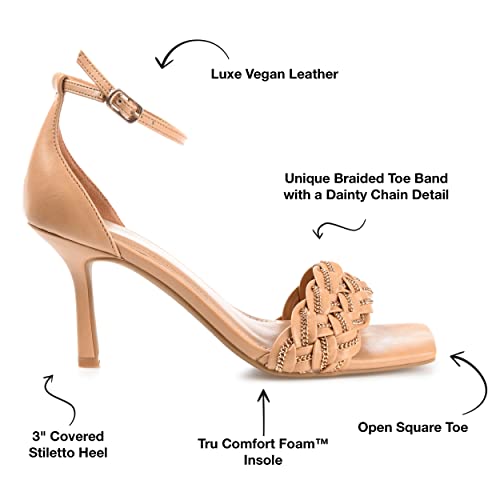 Journee Collection Womens Tru Comfort Foam™ Mabella Pump Mocha 6.5 Medium2