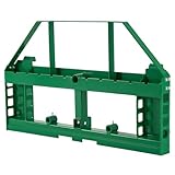 VEVOR Kompaktlader, 1814 kg, 1270 x150x752 mm Palettengabelrahmenaufsätze mit 50,8 mm Anhängerkupplung & Speerhülsen, passend für John Deere Lader mit Schnellbefestigung, nur Rahmen
