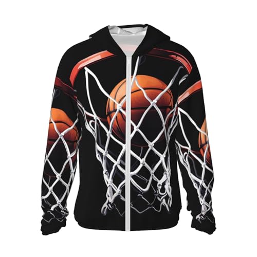UPF 50+ Sun Protection Hoodie Long Sleeve Basketball Sun Shirt Rash Guard Fishing Shirts for Men