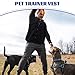 Mipcase Dog Training Vest - Lightweight and Breathable Pet Handler Trainer Vest with Zipper Pockets for Dog Toys Adjustable Waist and Comfortable Mesh Lining