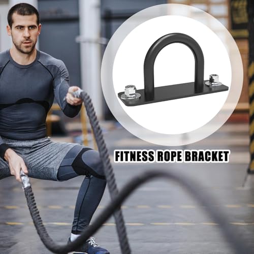 Support pour sangles de suspension en acier forgé et fixation murale - 7