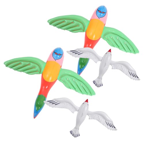 BESPORTBLE 1 Set Seagull Water Balloon Pool Inflatable Float Inflatables Animal Ocean Decor Flamingo Kit Pool Toss Balloon Garland Small Blow up Pool Duck Cooler Bath Birds