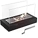 Produktbild KRATKI Galina Ethanol Fireplace, Free-Standing Real fire Fireplace with TÜV Certificate | Fire line 13 cm, Dimensions in cm: H21.80 x W35.40 x D18
