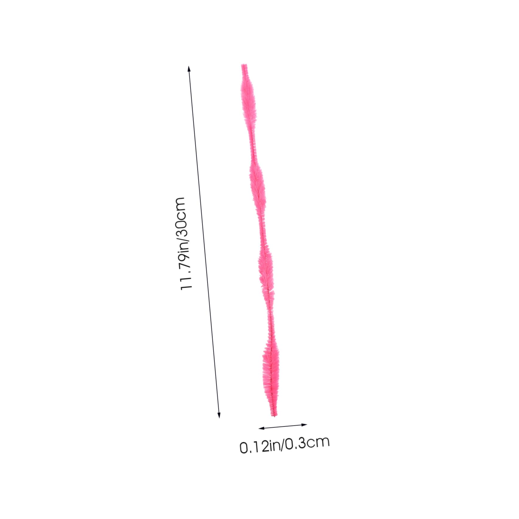 Uonlytech 100pcs Chenille Stems Craft Sticks for DIY Projects Twisted Craft Material for Childrens Creativity and Imagination