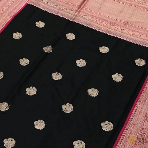 Image of Flosive Women's Present Banarasi Soft Lichi Silk Saree Divya Beautiful Jacquard Rich Pallu Design Work Zari Woven Kanjivaram Silk Style Saree With Soft Lichi Silk Blouse Piece