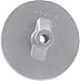 Martyr CM762144Z, Zinc Alloy Trim Tab Flat Mercury/Mercruiser Anode