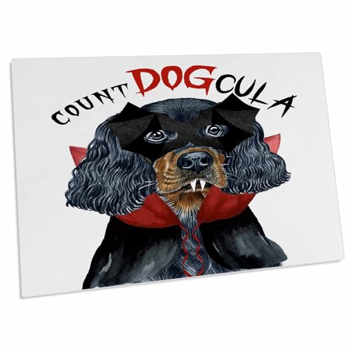 3dRose Halloween Gordon Setter Funny Count DOGcula Desk Pad miniatura 1