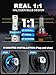 rimthin H11 Bulbs, H11/H8/H9 Fog Lights Bulb, 32,000LM 800% Bright with Cooling Fan, 6000K Cool White, Plug and Play, Pack of 2
