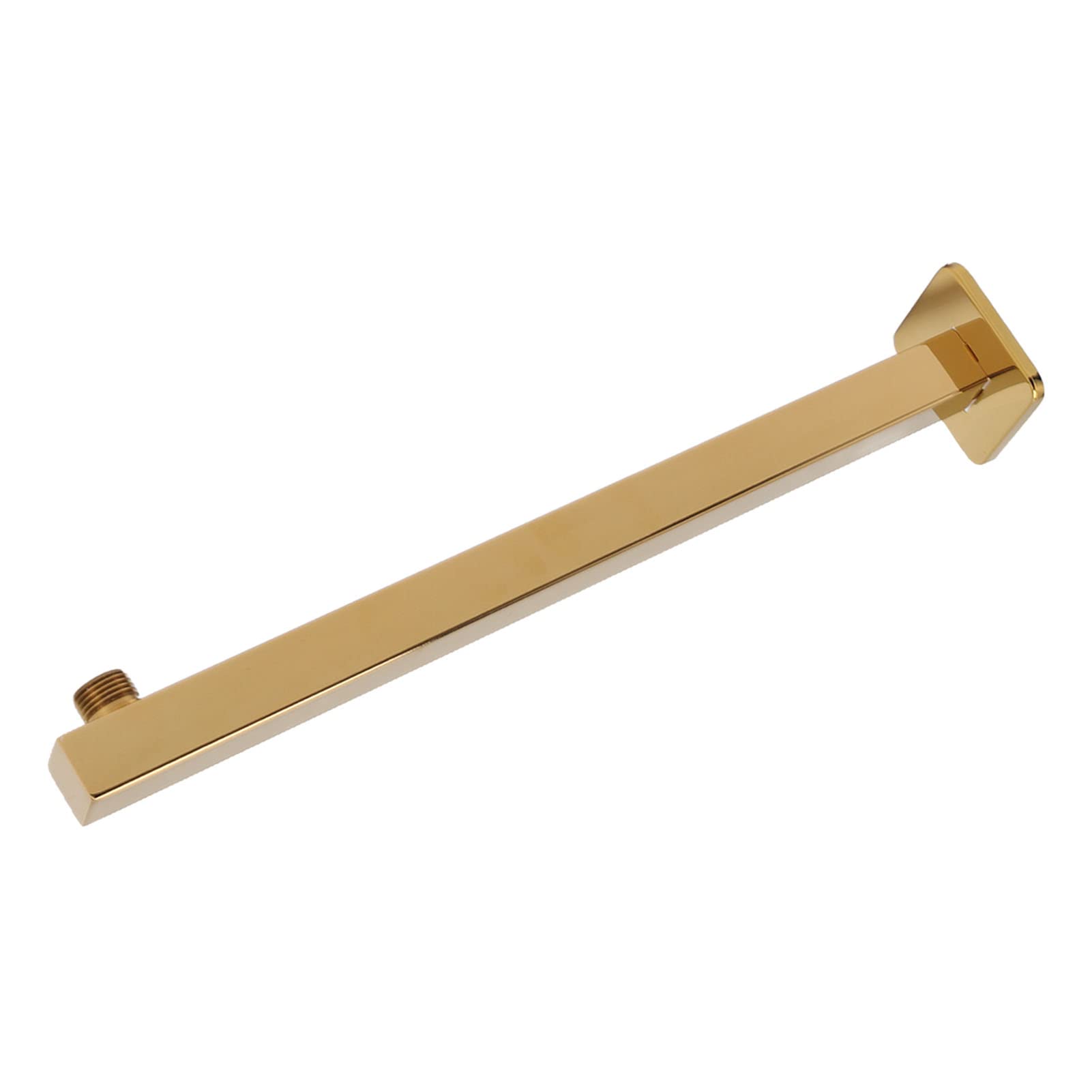 YWBL-WH Brazo de Ducha Extensor Acero Inoxidable 360° Ajustable con Cabezal de Ducha Montado en Pared para Baño Moderno