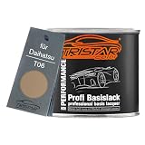 TRISTARcolor Vernice per auto Barattolo pronto all’uso per Daihatsu T06 Gold Metallic Vernice di base 0,5L