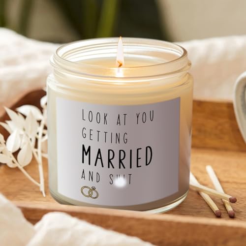 ウェディングギフト - Bride To Beギフト - 婚約ギフト - ブライダルシャワーギフト用独身ギフト - ラベンダーの香り付きキャンドル [5]