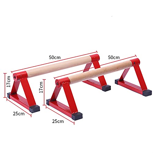 Parallette in Legno Set Push-up Barre parallele