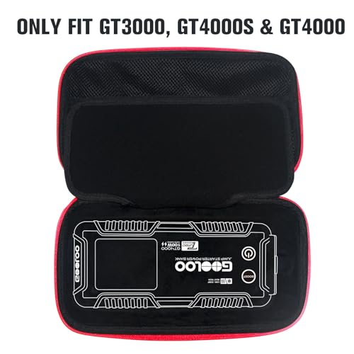 GOOLOO Eva Protection Case for GT4000 GT4000S GT6000 12V Jump Starters,Portable Hard Storage Case Car Tool Gadgets Carry - Additional View