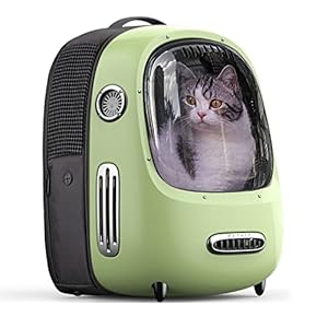 PETKIT Pet Backpack Carrier for Cats and Puppies, Ventilated Cat Backpack Carrier with Inbuilt Fan & Light, Comfort with…