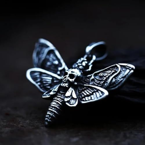 WWE Bray Wyatt The Fiend Stainless Steel Moth Logo Pendant Necklace3