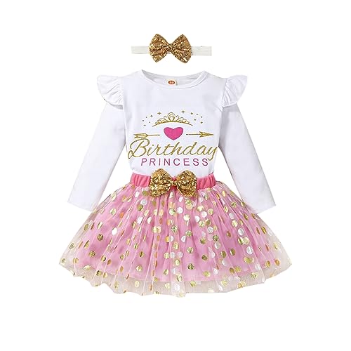 Toddler Kids Baby Girls Birthday Princess Outfits Dress short Sleeveless Shirt Tutu Skirt Set