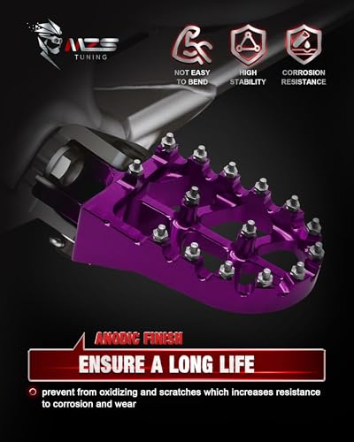 Image of MZS Dirt Bike Foot Pegs for Sur Light Bee X S /E Ride Pro /MX3 /X160 /X260