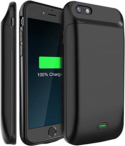 Battery Case, Available for 4.7'' iPhone 8/7/6s/6 5000mAh Ultra Slim Extended Battery Rechargeable Protective Portable Charger Support Headphones