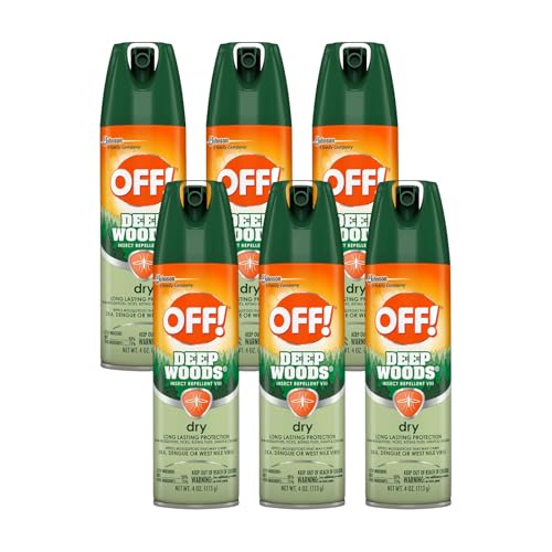 OFF! Deep Woods Sportsman Insect Repellent, 4 Oz (Pack of 6)