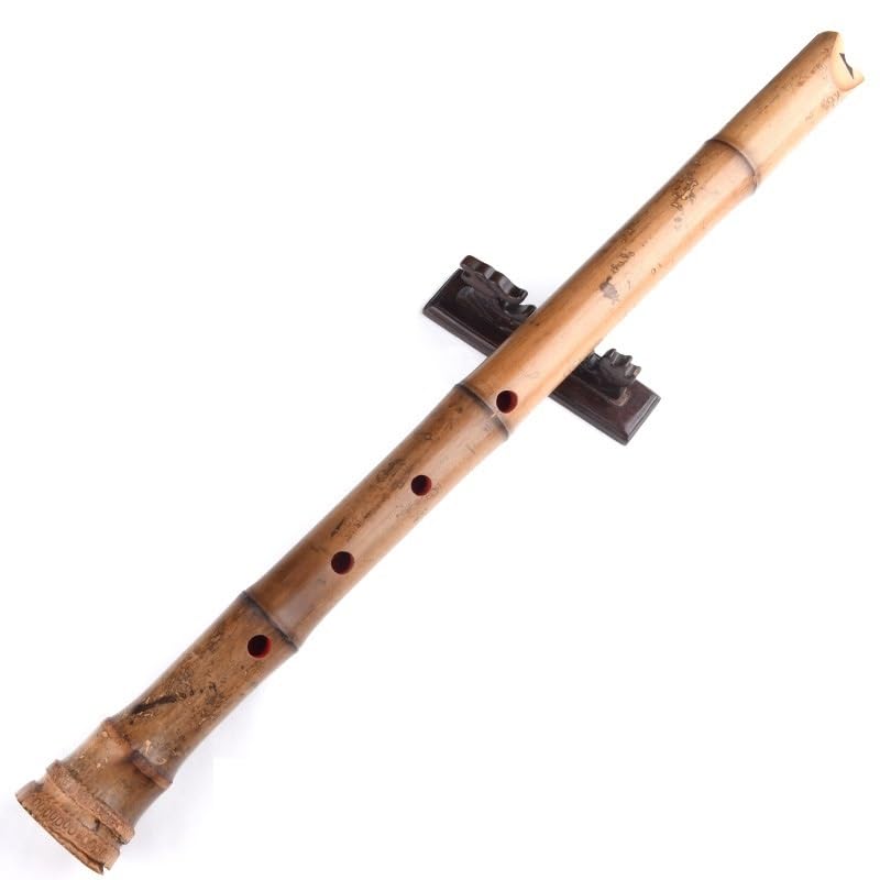 Flûte Shakuhachi en bambou vieilli 5 ans et cinabre traditionnel