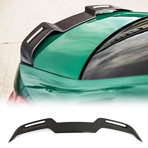 MCARCAR KIT Carbon Fiber Trunk Spoiler Compatible with 2021-2025 BMW 4 Series G22 and M4 G82 Coupe Auto Rear Boot Lid Highkick Spoiler Wing Lip