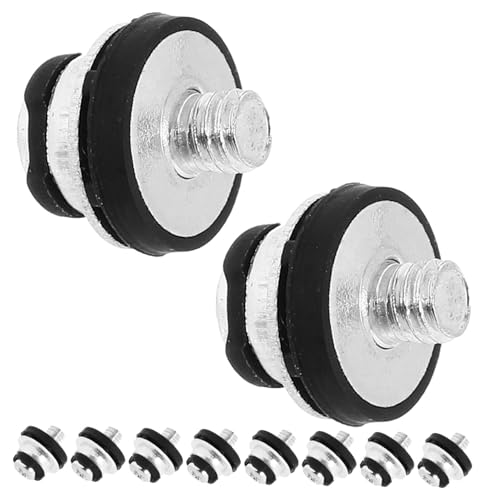 Happyyami 10pcs Mini PC Hard Drive Shock-Absorbing Screws Î¦ Black Mounting Screws for Computer Repair Electronics for Hardware Maintenance and Impact Protection