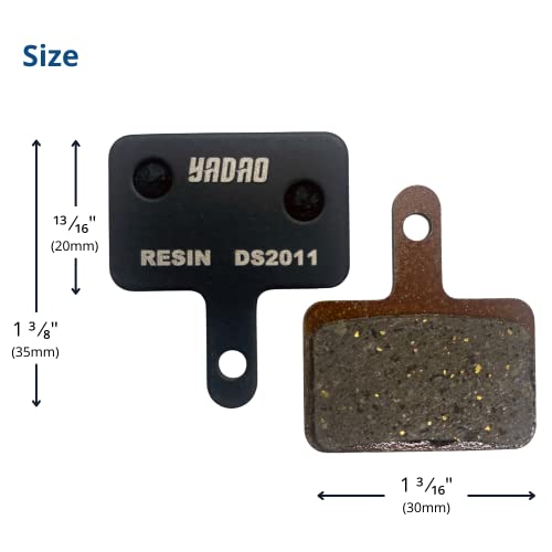 Yadao Ds2011 1Pair Resin Disc Brake Pads Compatible With Shimano B01S, B03S, B05S And Tektro E10.11 Made In Taiwan #TOP1