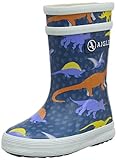  Aigle Unisex-Kinder Baby Flac Gummistiefel, Blau (Dino 001), 23 EU