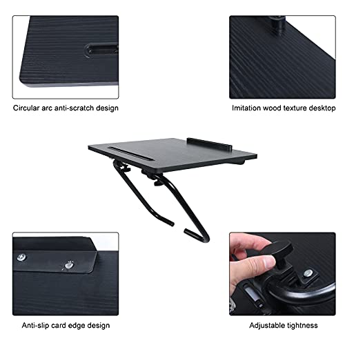 Caleptong Standing Desk On Chair, Work Standing Desk Sit Stand Up Desk For Home Office, Black #TOP3