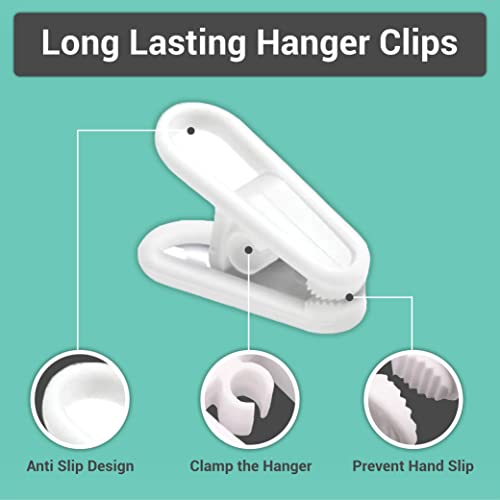1Inthehome Multi-Purpose Hanger Clips (24 Count) #TOP1