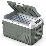 Alpicool 車載冷蔵庫 27L ポータブル冷蔵庫 急速冷凍 小型 -20℃～20℃ 静音 3WAY電源対応 DC12V/24V AC100V 車載冷蔵冷凍庫 車載家庭両用 庫内灯 固定用穴付き 低電圧保護 トラック 車中泊 キャンプ アウトドア 現場 日本語説明書 NL30