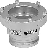 Colore: argento. Cyclus Snap-in SN-05-prendo Movimento Centrale Shimano B7700-6500-5500