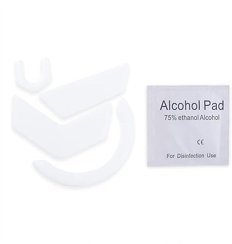 Miniatura 4 de HUYUN Almohadillas de repuesto para mouse Logitech G502 X Lightspeed inalámbricacon cable - G502 X Plus pies blancos