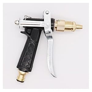 Qxdzswb Metalen slang mondstuk hogedruk tuin tuin slang met nozzle auto wassen water gun spuit verstelbare koperen slang…