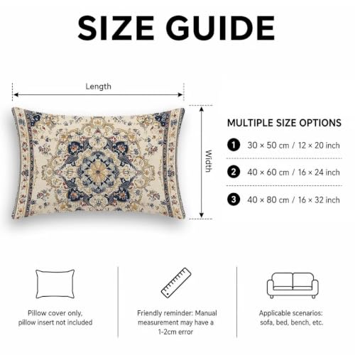 Housse coussin exterieur impermeable 40x80 de qualite superieure - 6